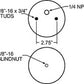 Firestone Ride-Rite Replacement Bellow 224C (For Kit PN 2040/1130/2601/2598/2580/2170) (W217606873)