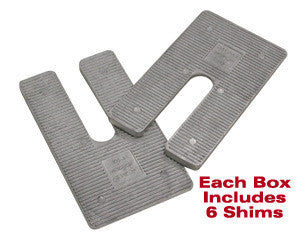 SPC Alignment Shim AL SHMS 2.5X5X0.5° (6)