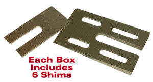 SPC Alignment Shim MBZ SHIMS 2.5X5X2.5°(6)