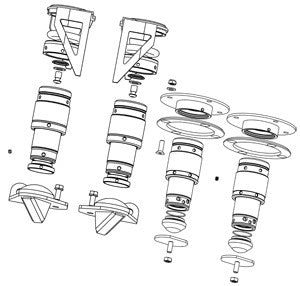 SPC Suspension Off Road Modificati JS SYSTEM 99-02 4RUNNER