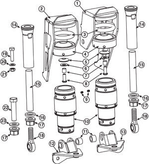 SPC Suspension Off Road Modificati JS SYSTEM GM K1500 (FRT)