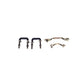 Rugged Ridge 55-95 Jeep CJ / Jeep Wrangler Stainless Steel Windshield Tie Down Kit