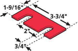 SPC Alignment Shim FRTLNR SHIM 1/8" (6)
