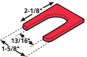 SPC Alignment Shim FRTLNR SHIM 1/8" (6)