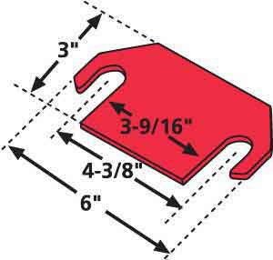 SPC Alignment Shim F/LINER SHIM 1/16"(6)