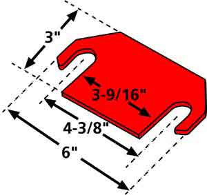 SPC Alignment Shim F/LINER SHIM 1/8"(6)