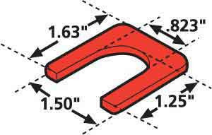 SPC Alignment Shim PREVOST SHIMS 1/8" (6)