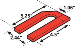 SPC Alignment Shim PREVST H/L SHIM 1/32 (6)