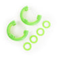 Rugged Ridge Green 3/4in D-Ring Isolator Kit