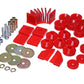 Energy Suspension 86-95 Suzuki Samurai Red Body Mount Set