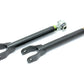 BMR 10-15 5th Gen Camaro Trailing Arms Rear w/ Single Adj. Rod Ends - Black Hammertone
