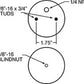 Firestone Ride-Rite Replacement Bellow 267C (For Kit PN 2071 / 2100 / 2153 / 2170) (W217606781)