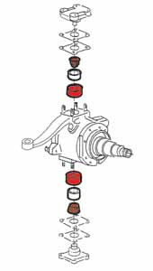 SPC Alignment Caster/Camber Kit 1.0° SLEEVE-SAMURAI 4X4