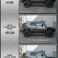 ICON 2007+ Toyota FJ / 2003+ Toyota 4Runner Rear 3in Dual Rate Spring Kit
