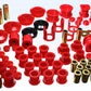 Energy Suspension 89-94 Nissan 240SX (S13) Red Hyper-Flex Master Bushing Set