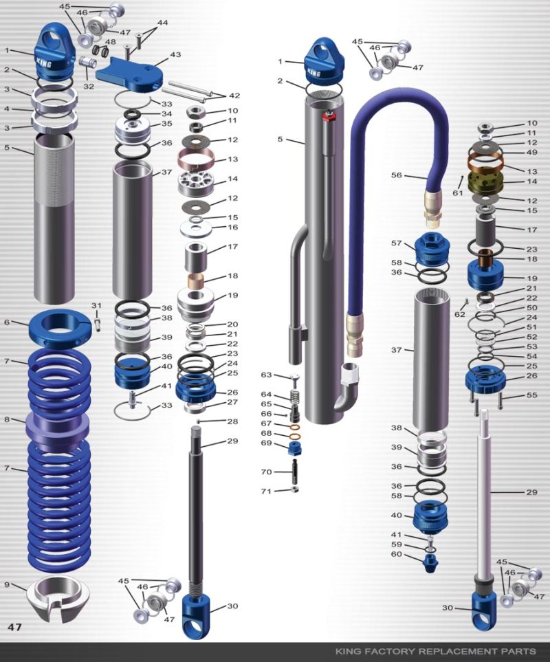 King Shocks 2.0 Bump Stop 2in (Sleeve)