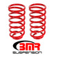 BMR 79-04 Fox Mustang Rear Lowering Springs - Red