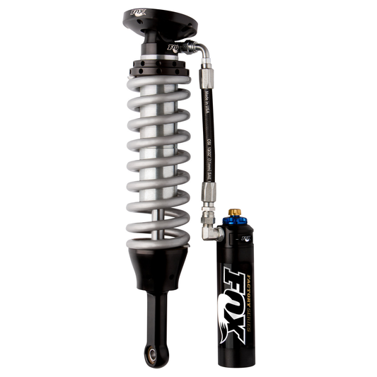 Fox 95-04 Tacoma w/UCA 2.5 Factory Series 5.57in. Remote Res. Coilover Set w/DSC Adj. - Black/Zinc