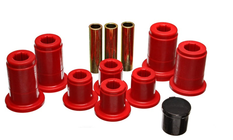 Energy Suspension Frt Control Arm Bushing Set - Red