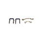 Rugged Ridge 55-95 Jeep CJ / Jeep Wrangler Stainless Steel Windshield Tie Down Kit