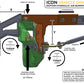 ICON 10-14 Ford Raptor Rear Hyd Bump Stop Kit