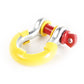 Rugged Ridge Yellow 3/4in D-Ring Isolator Kit