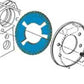 SPC Performance EZ Shim Dual Angle Camber/Toe Shim (Blue)